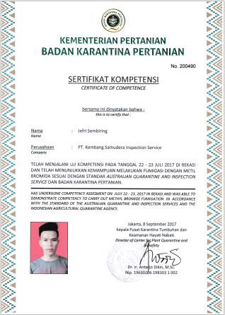 Sertifikat Kompetensi 8